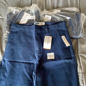 Boys Old Navy navy uniform khakis